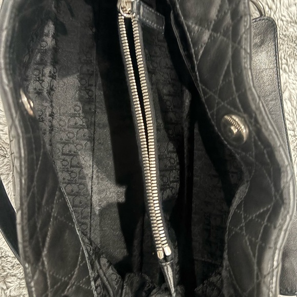 Dior Vintage 2007 Black Cannage Soft East/ West Lady Dior - Picture 10 of 16